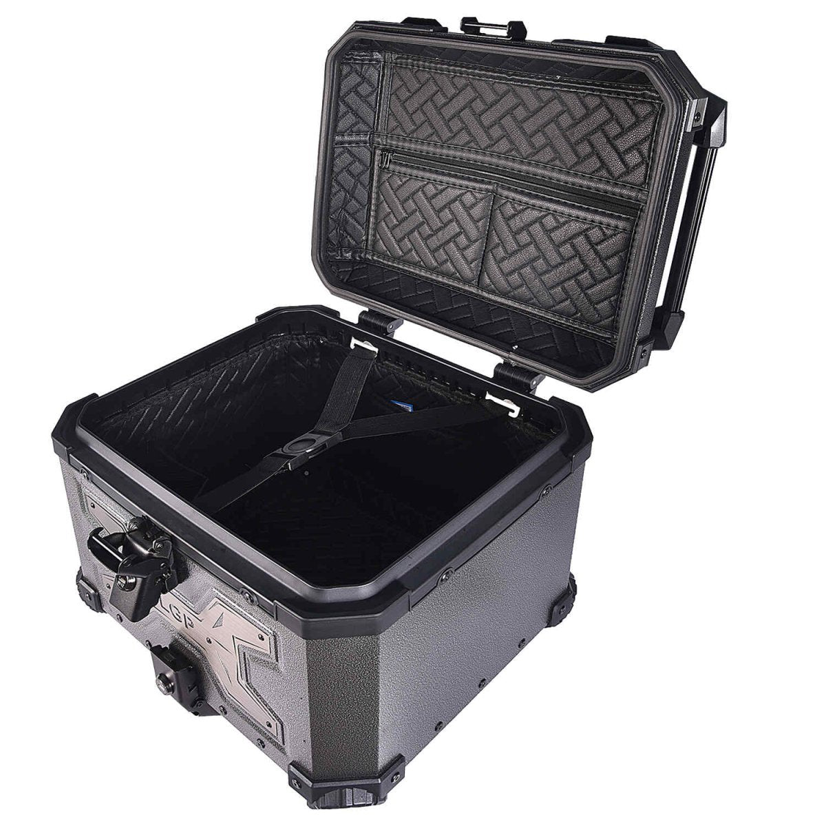 Image TOP BOX 45L GRAY WRINKLES GRAY W/REST