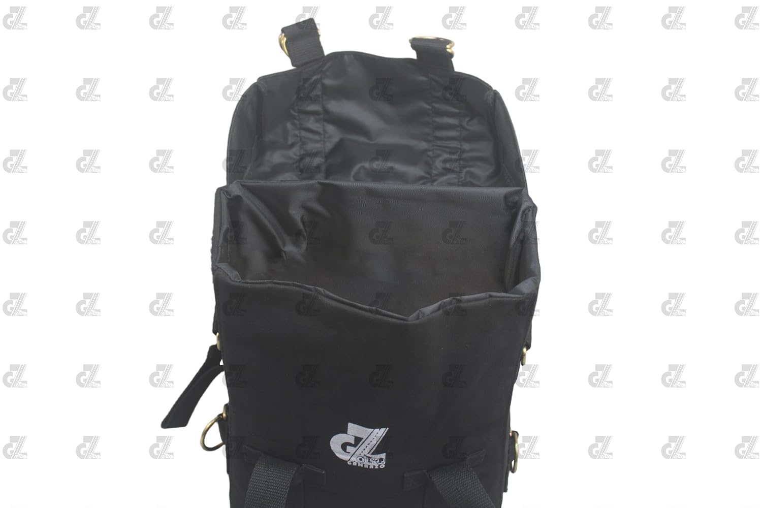 Image Canvas Premium Pannier Bag with Mild Steel Saddle Stay Compatible with Royal Enfield New Classic 350 All Models