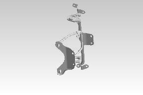 Image FRAME ASSY, HEADLAMP - TFT, COATED