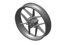 Image Peredniy disk v sbore, tsvet YELLOW RIBBON, 17X3.5