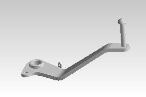 Image Pedal tormoza khrom