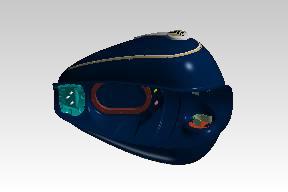 Image Toplivnyy bak, CELESTIAL BLUE